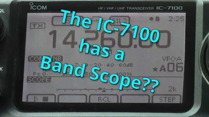 IC7100 A to Z #23 Band Scope