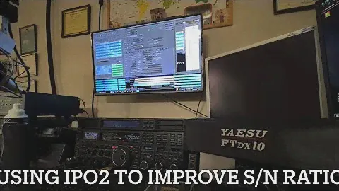 FTdx5000MP: Using IPO2 to Improve the S/N Ratio #yaesu #ftdx5000