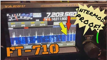 YAESU FT-710 receiver surprised me in the contest!