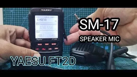 YAESU FT2D with SM-17 Speaker Microphone- Test