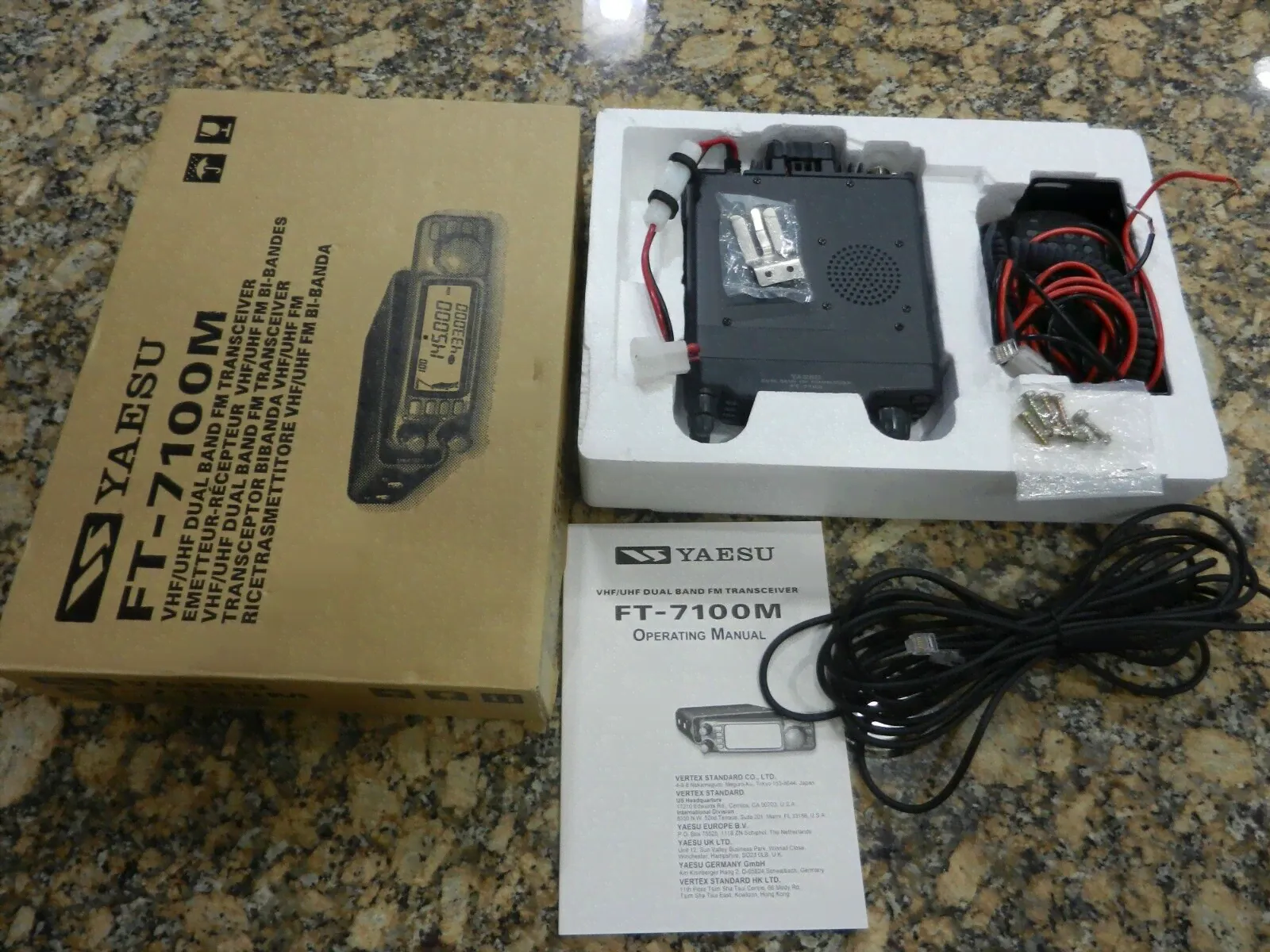 Ham radio transceivers FT-7100M Yaesu ft/7100m VHF/UHF Amateur Radio Transceiver Excellent Condition-1