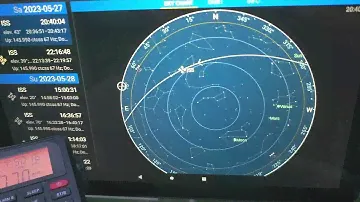 Yaesu FT-65 on 436.800 MHz ISS International Space Station repeater UHF range