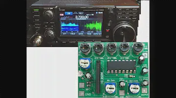 UR6QW 5-band Equalizer Compressor (EQ V1) with Icom IC-7300