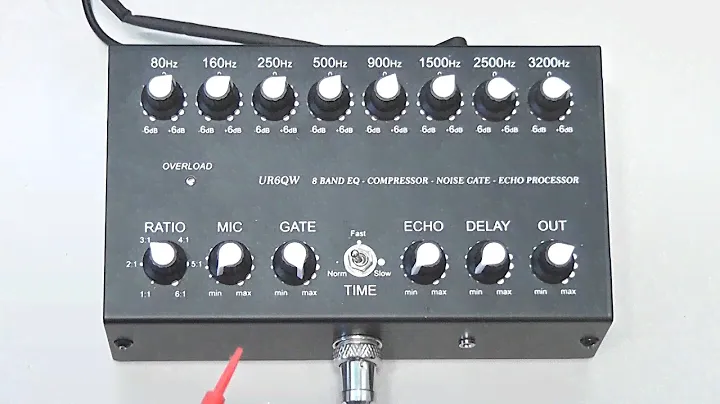 Overview - UR6QW CB Ham Radio 8 Band Equalizer Compressor Noise Gate Echo