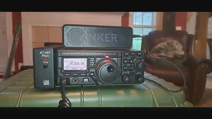 Anker Powered Speaker and Yaesu FT-897D for POTA
