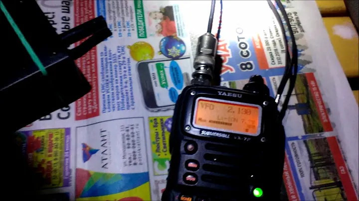 Yaesu VX-7R и ферритовая антенна