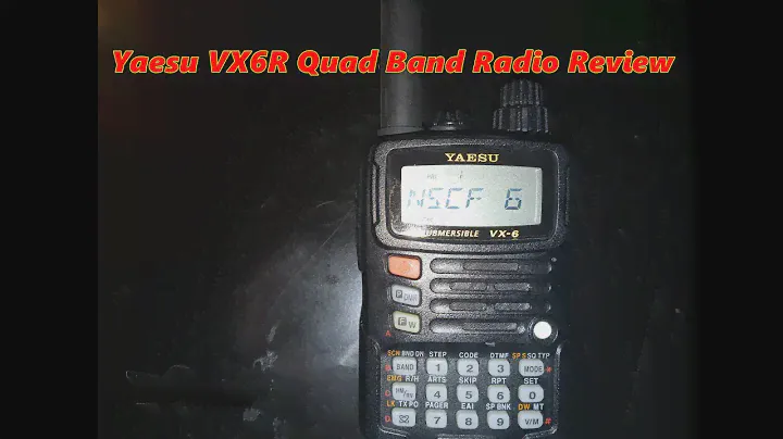 Yaesu VX6R Quad Band Radio Review