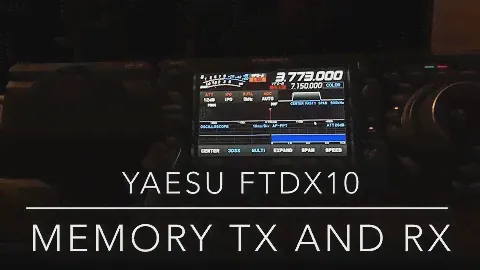 Yaesu FTdx10: передача и прием памяти (видео № 26 в этой серии)
