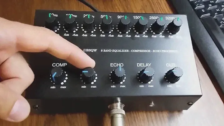 UR6QW 8 band Equalizer Compressor with Echo effect (EQ V.4)