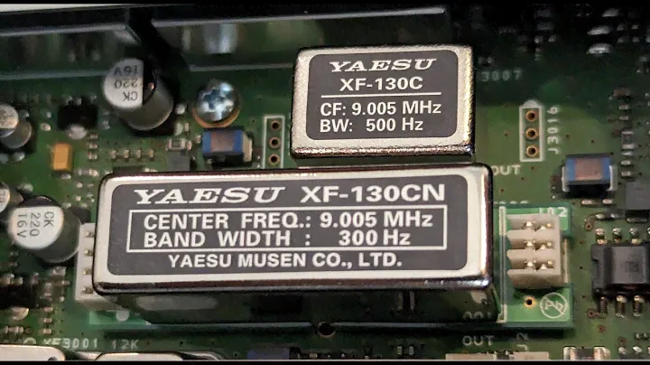 Yaesu FT-DX10 XF-130CN 300Hz fillter comparison