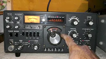 Yaesu FT-101Z Amazing Radio Very sensitive with great audio quality