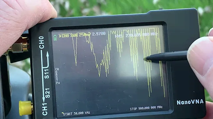 Настройка и настройка Yaesu ATAS-25 с помощью NanoVNA.