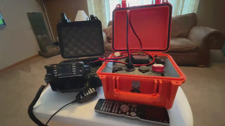 Yaesu FTM-300DR with Battery Box Test