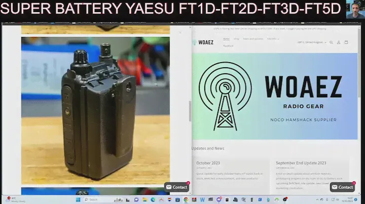 USB-C 5AH Battery  YAESU FT1-FT2-FT3-FT5 (W0AEZ)