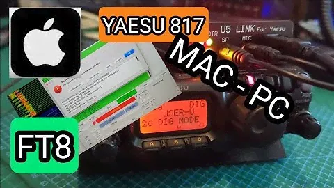 YAESU FT-817ND , U5 LINK , FT8 , MAC PC - WSJTX