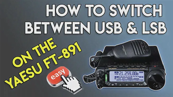 Yaesu FT-891 | Switching between USB & LSB | Easy