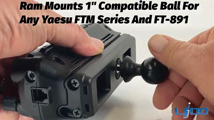 Ram 1" Style ball  for Yaesu FTM-100, FTM-200, FTM-300, FTM-350, FTM-400, FTM-500, FTM-6000, FT-891