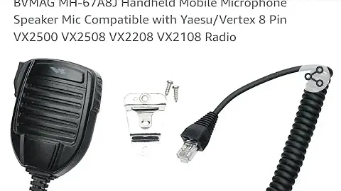 Amazon clone Vertex Standard mh67a8j mic for ft450 817 818 897 857d 891 yaesu  and modifications