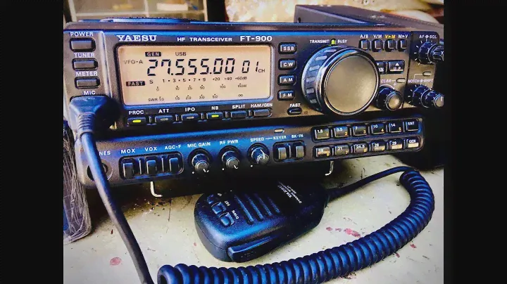 YAESU FT-900 HF TRANSCEIVER testing by 153E251