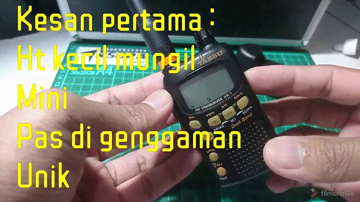 ULASAN SINGKAT DAN PASANG BATERAI TIPE 14500 LITHIUM DI HT YAESU VX 1 (VX1)