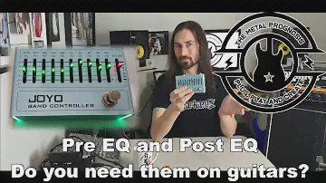 Talking EQ! Pre & Post! Orange Dark Terror and Joyo 10 EQ band pedal.