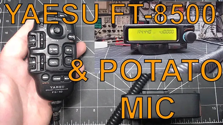 Yaesu FT-8500 с микрофоном FS-10 Potato Head