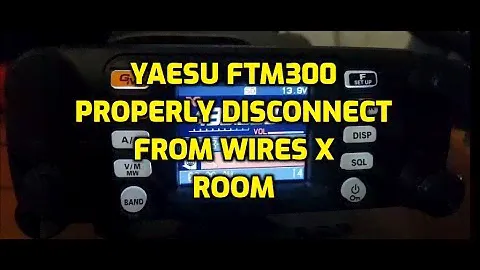 Yaesu FTM300 -Disconect from wires X room using Microphone - Jumbo Hotpot -Pi star