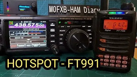 YAESU FT991a JUMBO Hotspot C4FM General testing