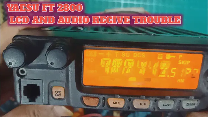 yaesu ft 2800 lcd and reciver trouble @WElektronik