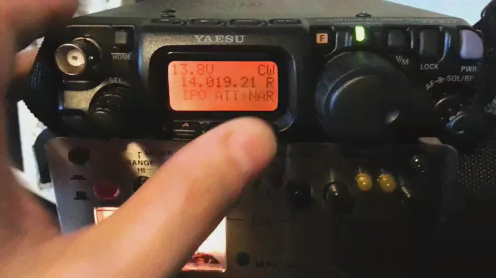 FT-817ND Test With Yaesu YF-122CN 300Hz Collins Filter