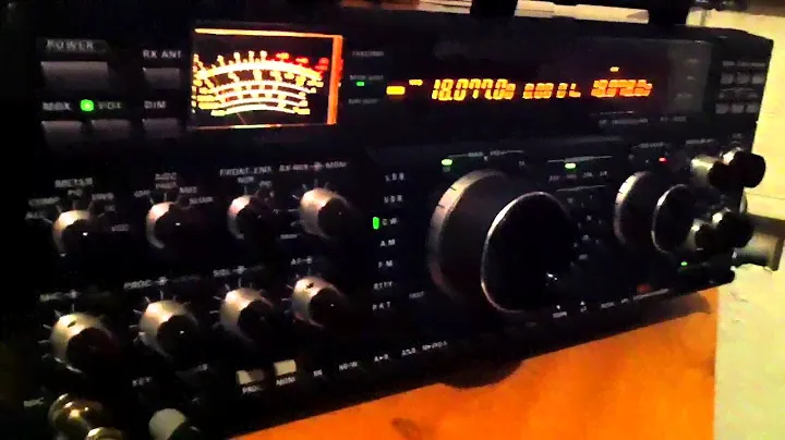 IZ3LCI with 5R8IC CW in 17 mt Yaesu Ft 1000