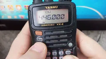 Yaesu VX-6 нет шага 6.25 кГц