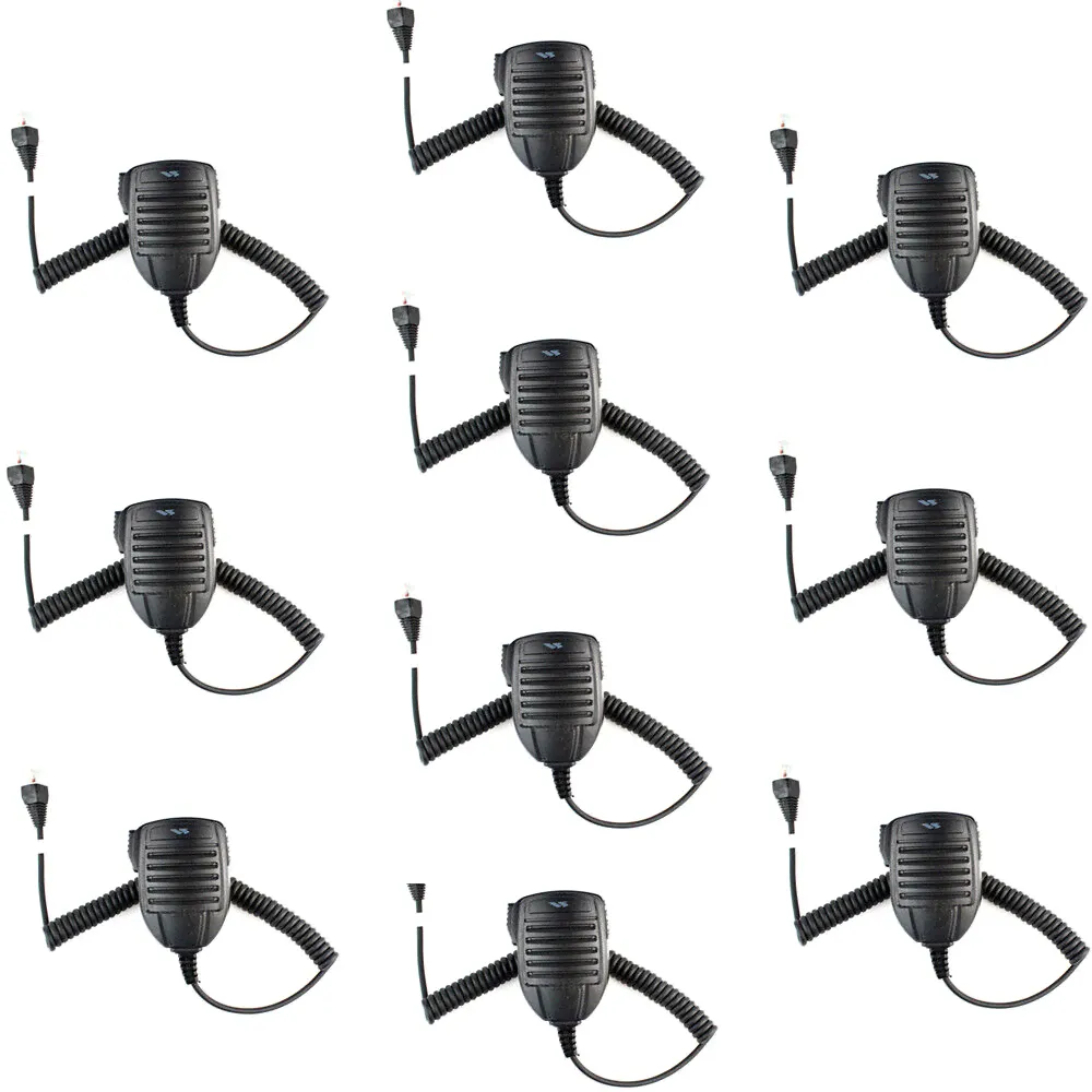 10Pcs MH-67A8J 8 Pin Microphone For Yaesu FT-450D Vertex Standard VX-2100 Radios