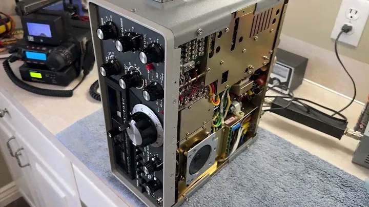 How to neutralize the final tubes on a Yaesu FT101 series ham radio using a 2nd receiver.