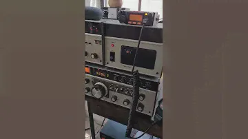My small HAM RADIO setup | EverDave #amateur #technician