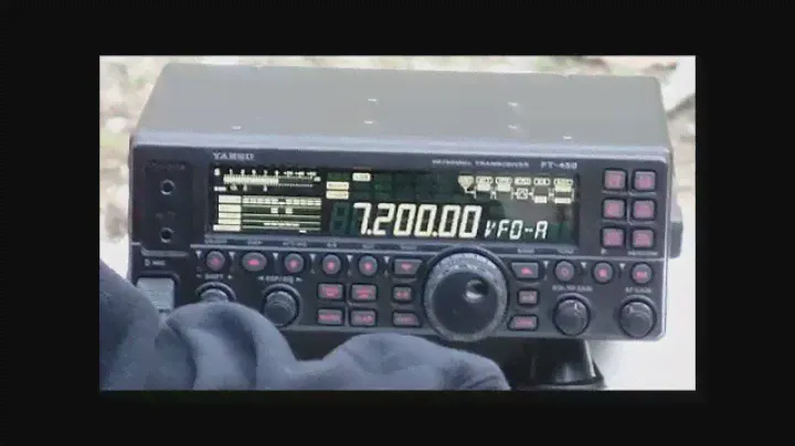 Yaesu FT-450 Running 25 Watts