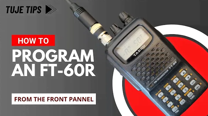 Yaesu FT-60r Front Panel Programming