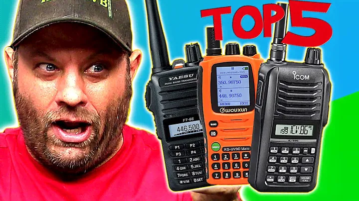 Top 5 ANALOG Handheld Ham Radios for 2022 | Best Handheld Ham Radio