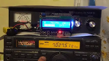 YAESU FT-840 transceiver remote display using CAT and Arduino