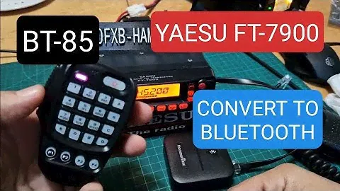 YAESU FT-7900 - CONVERTED TO BLUETOOTH MICROPHONE