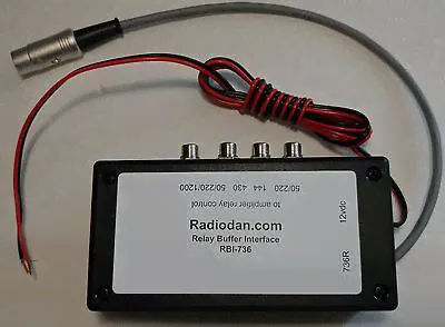 Yaesu FT-736R Amplifier keying relay interface for VHF/UHF buffer switching