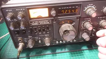 Yaesu FT-101ZD First RX test after full recap