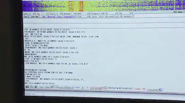 Receiving Navtex with Yaesu FT-890 (Navigational Text)