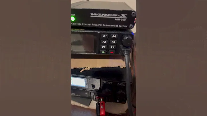 Yaesu Wires-X on FM analog mode using HRI-200 #fusion #c4fm