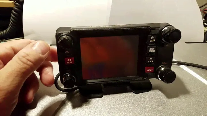 Yaesu FTM-400XDR.  Stuck on boot up screen
