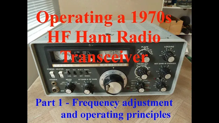 Ham radio in the mid 1970s. How to use it.