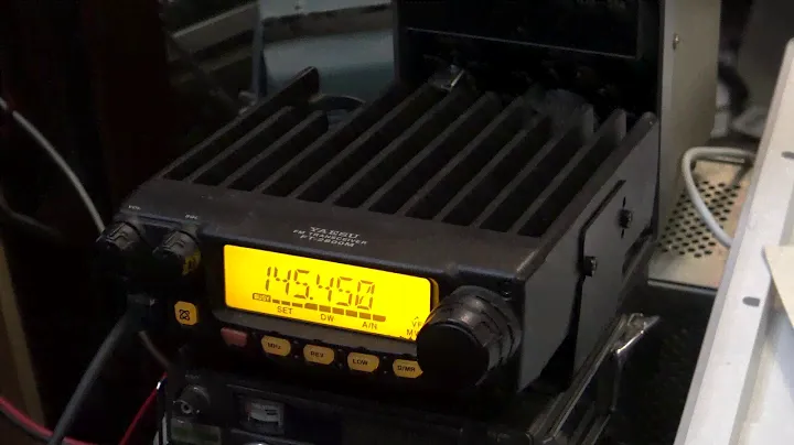 Yaesu FT2800M On The Air Test 65W + 50W 2-Metre amateur radio