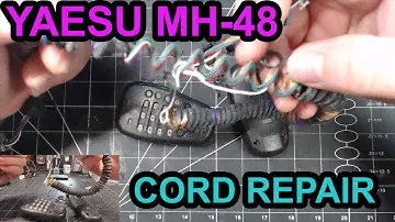 Yaesu MH-48 Mic cord replacement.
