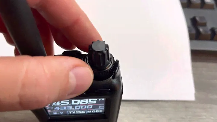Yaesu FT5DR knobs issue
