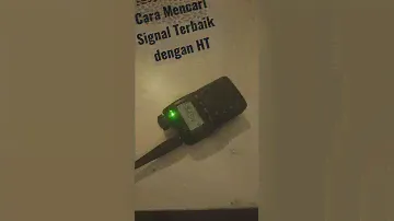 Menentukan Posisi Signal Terbaik di Perangkat HT - YAESU VX-3